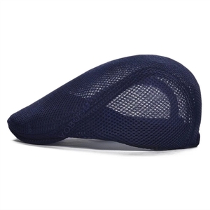 <span class=keywords><strong>Casquette</strong></span> plate pour hommes bleu marine maille Cabbie <span class=keywords><strong>gavroche</strong></span> femmes Gatsby chapeau béret lierre <span class=keywords><strong>casquette</strong></span> homme respirant casque Boina - Product Image 2