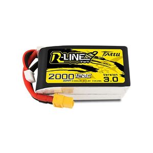 Batterie Tattu R-Line Version 3.0 V3 1300/1400/1550/1800/2000mAh 120C 4S 6S 4.2V avec connecteur XT60 pour quadricoptère RC de course - Product Image 5