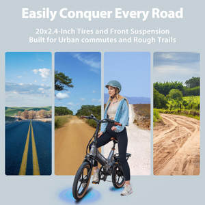 Bicicleta Eléctrica para Mujer, Cuadro de Aleación de Aluminio, Plegable, Motor Digital de 750W, Largo Alcance, Bicicleta Urbana, Batería de Litio de 48V, Venta al por Mayor en China - Product Image 3