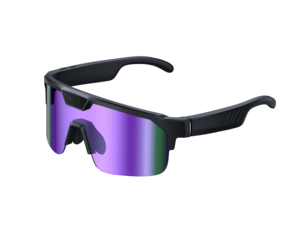Occhiali Smart AI <span class=keywords><strong>2026</strong></span> Q01 con Registrazione <span class=keywords><strong>Video</strong></span> <span class=keywords><strong>HD</strong></span> Anti-Vibrazione, Fotocamera da 8MP, Traduzione in Tempo Reale, Occhiali da Sole per Sport Outdoor - Product Image 2