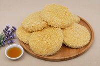 Collation traditionnelle asiatique à base de citrouille surgelée, vente en gros de gâteaux de citrouille frits surgelés, qualité d'exportation, collations frites surgelées