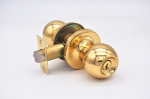 <span class=keywords><strong>Cerradura</strong></span> de Puerta de Entrada 2025, Lujosa, de Latón Pulido, Impermeable, <span class=keywords><strong>con</strong></span> Llave, Tipo Perilla Tubular, <span class=keywords><strong>con</strong></span> 3 Llaves de Latón - Product Image 2