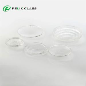 ฝาครอบเลนส์ไฟหน้ารถยนต์ FELIXGLASS FE-DDBL-00043 ผลิตจากแก้วโบโรซิลิเกตแบบขึ้นรูป  ใส ทนความร้อน สำหรับไฟ LED AGV 2700K แสงสีขาวนวล - Product Image 2