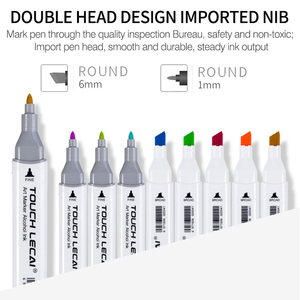 <span class=keywords><strong>Finecolour</strong></span> khuyến mại hai mặt rượu dựa trên màu đánh dấu Bộ - Product Image 2