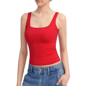 Femmes 100% tricoté été débardeur qualité d'exportation conception sans manches la plus vendue du Bangladesh prix de gros - Product Image 1