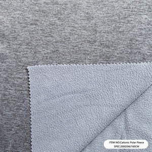 Tela polar catiónica de 200 g/m² y 160 cm de ancho, bicolor, suave y cálida, para <span class=keywords><strong>forros</strong></span> de calzado, ideal para sudaderas con capucha y chaquetas de invierno. - Product Image 3