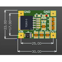 LT1963 LT1764 Modul LDO Catu Daya Linier Regulator Tegangan Presisi Papan MINI DC Step Down untuk Dekoder Audio Penguat RF