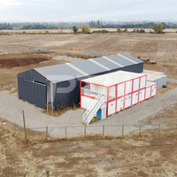 Rumah Kontainer Modular Prefab PTH Luxury 40ft dengan Panel Sandwich untuk Penggunaan Gedung Kantor & Vila