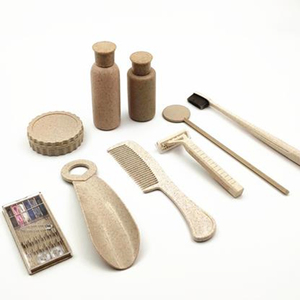Kit de couture bas quantité minimale de commande, ensemble jetable pour salle de bain d'hôtel personnalisé avec casquette en Al - Product Image 3