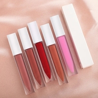 Marque Privée Personnalisée Sans Logo 24 Heures Super Séjour 20 Couleurs Rouge à Lèvres Rouge Crémeux Mat Liquide Imperméable À L'eau