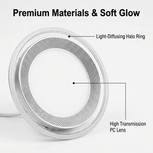 <span class=keywords><strong>Faretto</strong></span> <span class=keywords><strong>LED</strong></span> da Incasso Dimmerabile per Interni con <span class=keywords><strong>Pannello</strong></span> in Acrilico, Downlight <span class=keywords><strong>LED</strong></span> SMD2835, 3CCT Cambio Colore, Corpo in Metallo per Casa - Product Image 5