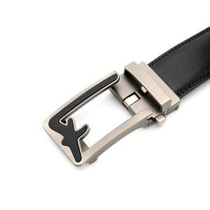 फैक्टरी कस्टम OEM ODM चमड़े की बेल्ट स्वत: बकसुआ घूर्णन योग्य प्रतिवर्ती डबल साइड आदमी असली लेदर बेल्ट - Product Image 6