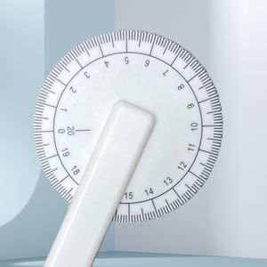 Roda de Traçado Plástica Branca de 20cm TW20 para Medição de Linhas Curvas Aceita OEM - Product Image 3