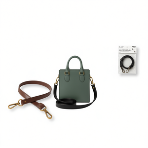 Tracolla in Pelle Ilan 60cm Set Bicolore per Accessori Borsa - Product Image 2