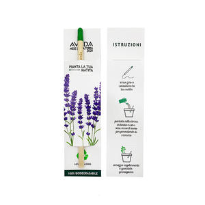 Nouveau crayon en bois vert créatif imprimable avec logo, plante en pot, capsule végétale - Product Image 5