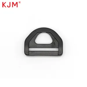 KJM Factory Hot Selling Free Samples Can Be Customized Service Backpack Accessories Plastic D Ring