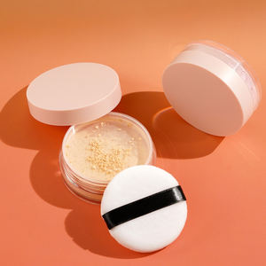 แป้งแต่งหน้าโปร่งแสงชุดยาวสีชมพูแป้งฝุ่นติดตั้งกันน้ำฉลากตามต้องการ - Product Image 2