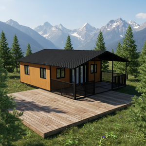 可立即入住 40 20 英尺预制可移动现代可扩展集装箱房屋 2 3 4 <span class=keywords><strong>5</strong></span> 卧室预制别墅便携式住宅 - Product Image 1