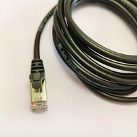Cables de Comunicación de Red Ethernet Cat5 CAT5E RJ45 Macho a Hembra para Montaje Empotrado en el Tablero del Automóvil