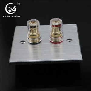 Terminale a filo YIVO XSSH Audio placcato oro amplificatore altoparlante femmina versione lunga e corta compreso Binding Post e presa per piastra - Product Image 6