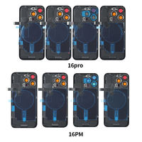 Boîtier arrière en verre pour iPhone 11 12 13 14 15 16 Pro Max, coque arrière de batterie pour iPhone 5 6 7 8 Plus X Xr Xs Se avec pièces