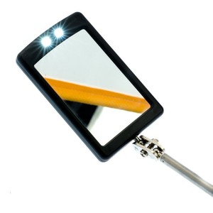 Car Inspection Mirror 300mm 650mm Extendable Retractable Alloy Steel <b>Mechanical</b> Repair <b>Tool</b> - Product Image 2