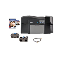 Imprimante de cartes holographiques Fargo DTC4250e simple ou double face, 300 dpi, pour cartes plastiques PVC NFC, transfert thermique