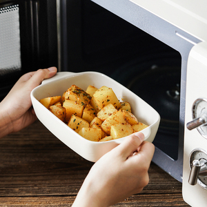 <span class=keywords><strong>Plat</strong></span> de cuisson à gâteau <span class=keywords><strong>en</strong></span> argile brute, <span class=keywords><strong>plat</strong></span> de cuisson rectangulaire plateau profond <span class=keywords><strong>en</strong></span> céramique avec poignée binaurale - Product Image 5