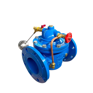 Válvula de control de agua de hierro dúctil fabricada en fábrica con 30 años de experiencia, válvula de alivio de presión hidráulica con bridas de sellado suave, personalizable OEM - Product Image 1