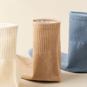 Custom Brand OEM Bamboo Fiber <b>Socks</b> – Solid Colors Eco Friendly Anti Odor Crew Dress Business Casual <b>Socks</b> for <b>Men</b> - Product Image 3
