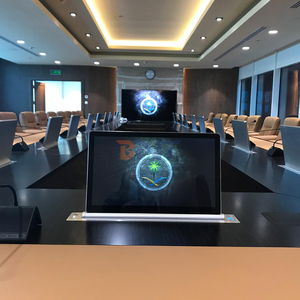 Hệ thống hội nghị cơ giới LCD <span class=keywords><strong>Monitor</strong></span> Lift/LCD không cần giấy tờ Mount Video hệ thống hội nghị với trở lại màn hình LCD màn hình - Product Image 3