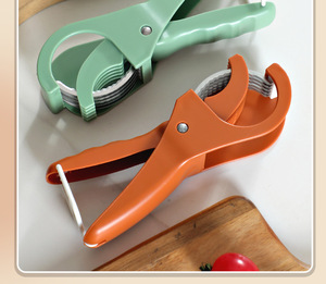Salad Cutter <b>Chopper</b> Portable Manual Fruit Slicer Creative <b>Vegetable</b> Slicer Kitchen Gadgets Chopping Tool Press Fruit Slicer - Product Image 2