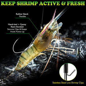 Hameçons <span class=keywords><strong>pour</strong></span> crevettes vivantes, hameçons à tige droite, hameçons de pêche professionnels en forme de V <span class=keywords><strong>pour</strong></span> le bar, le poisson-chat, le <span class=keywords><strong>brochet</strong></span>, la truite 1/0 2/0 3/0 - Product Image 5