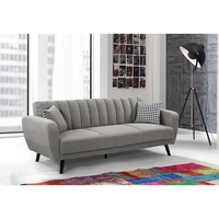 Sofá cama convertible de cuero individual de 3 plazas para sala de estar de alta calidad plegable
