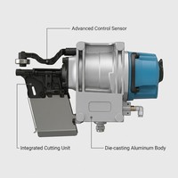 Pistolet à clous pneumatique TOUA CN80 personnalisé en aluminium avec échappement frontal PALF pour l'assemblage de caisses et de palettes, outils de construction pneumatiques