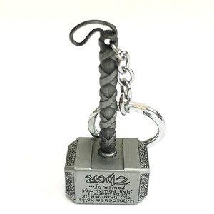 <span class=keywords><strong>Thor</strong></span> martillo llavero hacha arma Metal llavero colgantes llavero recuerdos película joyería regalo - Product Image 3