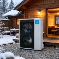 Pompe à chaleur air-eau monobloc EVI DC Inverter R290 15KW JIADA, COP élevé, contrôle intelligent basse température pour chauffage domestique et ECS, OEM