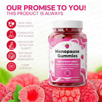 Gummies pour la ménopause, soutien multi-symptômes, complément alimentaire pour la santé des femmes, végétalien et sans gluten, favorise le calme et l'apaisement de l'humeur