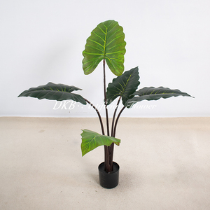 DKB Factory Cheap Price Taro Leaf Artificial Plants for Indoor Outdoor Home Decoration High Quality <b>Tree</b> Plant - Product Image 3