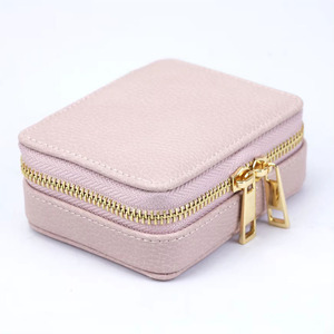 Custom Logo Pu Leather Promotional Portable Travel Pill Box Cute Mini Pill Storage Box