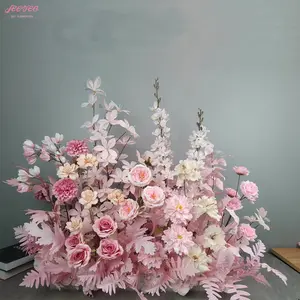 2024 новый продукт, украшение для цветов на День Святого Валентина, Искусственный розовый цветок, ряд, домашний свадебный стол, украшение для цветочных шаров.
