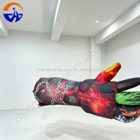 Accessoires de scène Chenghuang 2026, ballon gonflable en forme de main de monstre, ballon gonflable en forme de main de monstre pour événement d'Halloween