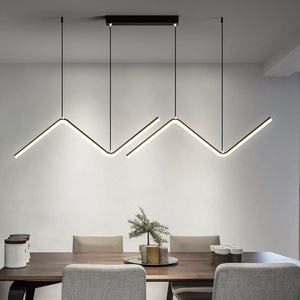 Lampada a Sospensione in Alluminio per Sala da Pranzo, Design Moderno e Minimalista, Stile Nordico Creativo - Product Image 2