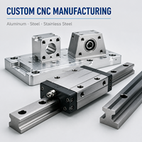 Composants de module linéaire de précision usinés sur mesure en acier inoxydable/aluminium par CNC de Shenzhen