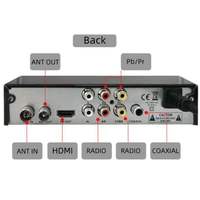 Nueva Tendencia En Stock Receptor de TV Digital Terrestre DVBT2/C Decodificador FTA Sintonizador de TV de 10 bits Decodificador Set Top Box TDT DVB-T2
