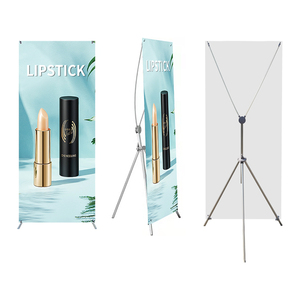 Có thể điều chỉnh Hàn Quốc <span class=keywords><strong>x</strong></span>-frame 80x200 PVC biểu ngữ đứng di động trong nhà/ngoài trời triển lãm thương mại hiển thị quảng cáo Flex PVC đứng - Product Image 2