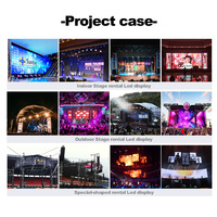 Écran LED de location intérieur haute fréquence de rafraîchissement P1.953/1.64x1.64ft, grand écran vidéo mural LED pour concerts