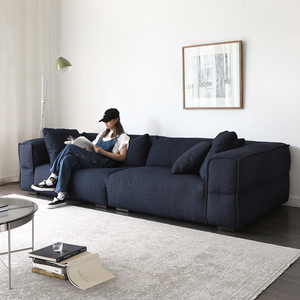 Sofá Cuadrado de Tela Estilo Chesterfield Moderno NORHOR/<span class=keywords><strong>DOPIO</strong></span>, Color Blanco Leche Vintage, Tres Plazas, para Uso en Hospitales y Salas de Estar - Product Image 6