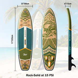 <span class=keywords><strong>Tabla</strong></span> de <span class=keywords><strong>Paddle</strong></span> Inflable Premium de 11 pies x 33 pulgadas con Diseño de Hojas y Bomba, SUP BLUEWAYS Mediterranean Villa para Escapadas Zen en el Agua - Product Image 6