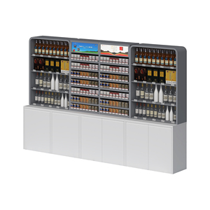 Ánh sáng & nhiệm vụ nặng nề Kệ siêu thị tiền mặt đăng ký thuốc lá rượu tủ rack hiển thị cho cửa hàng sử dụng làm bằng kim loại - Product Image 2